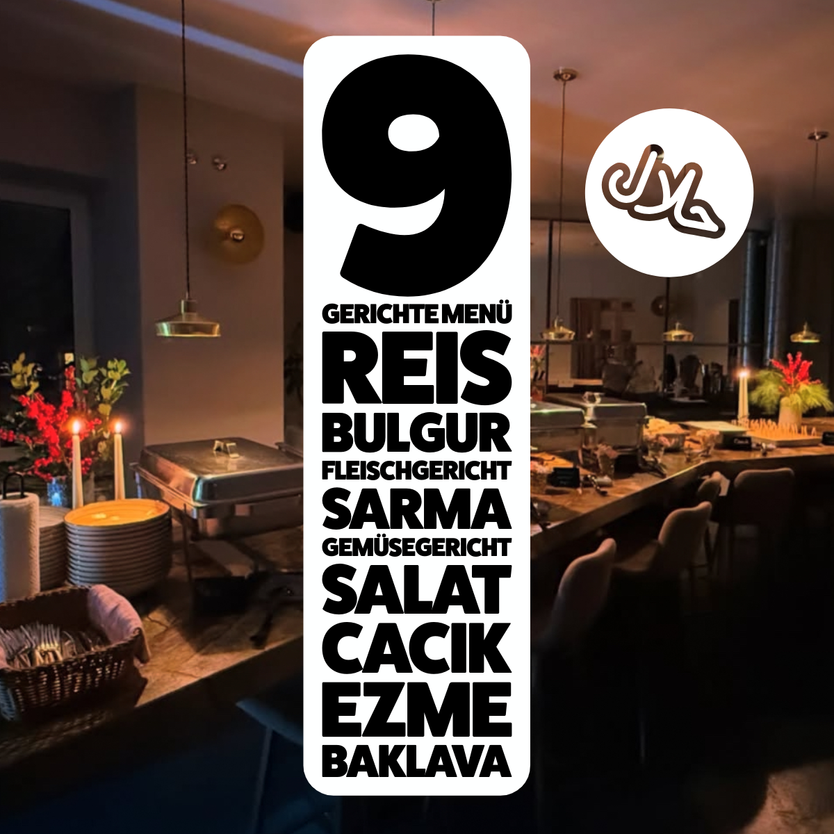 9 Gerichte Halal Menü